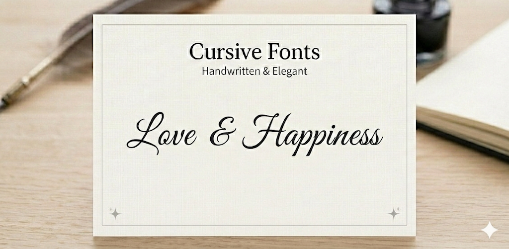 Cursive Fonts